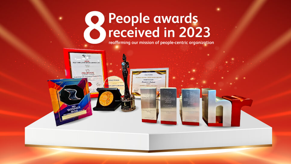 พรูเด็นเชียล ประเทศไทย คว้า 8 รางวัล จาก 4 เวทีระดับโลก