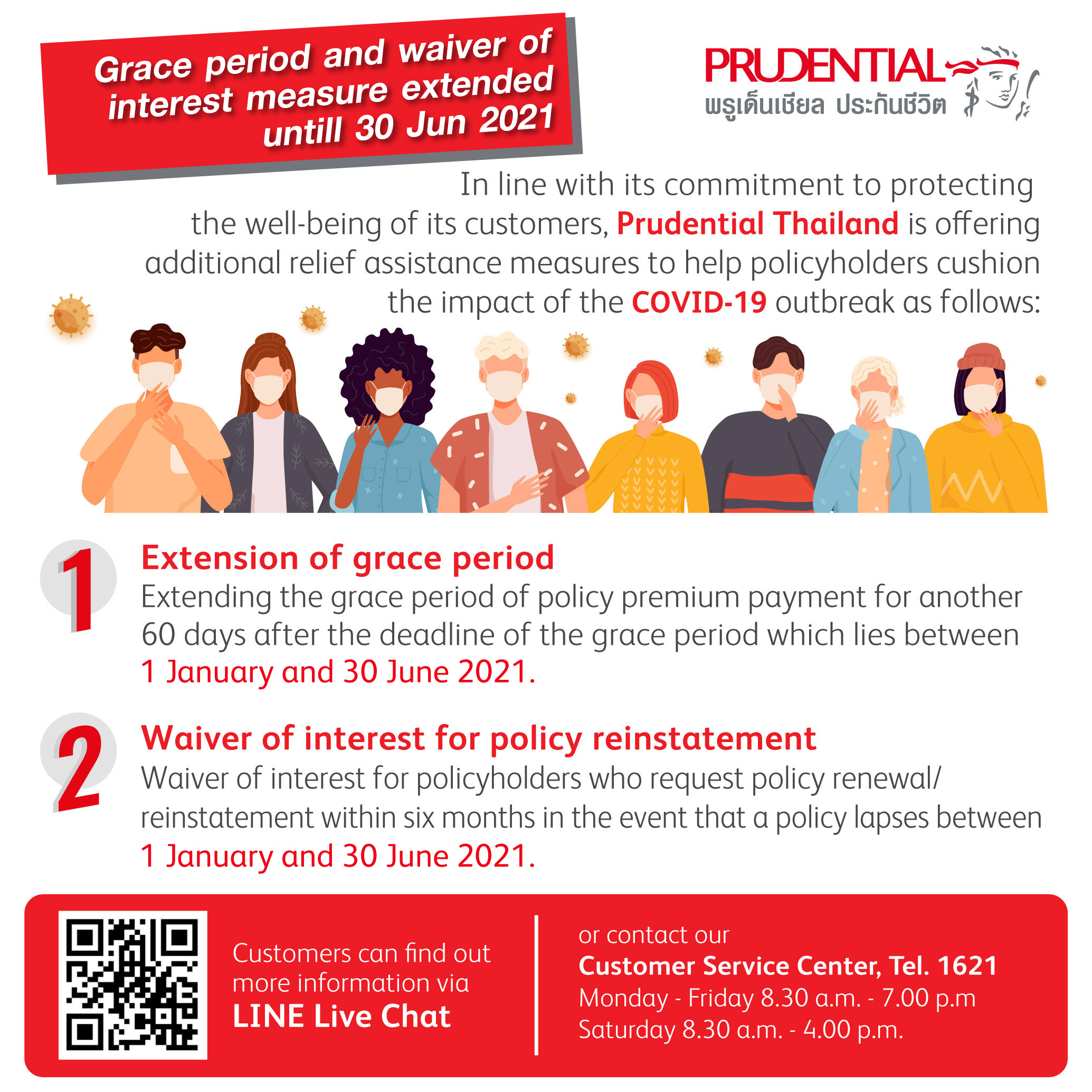 A poster regarding Covid-19 outbreak measure