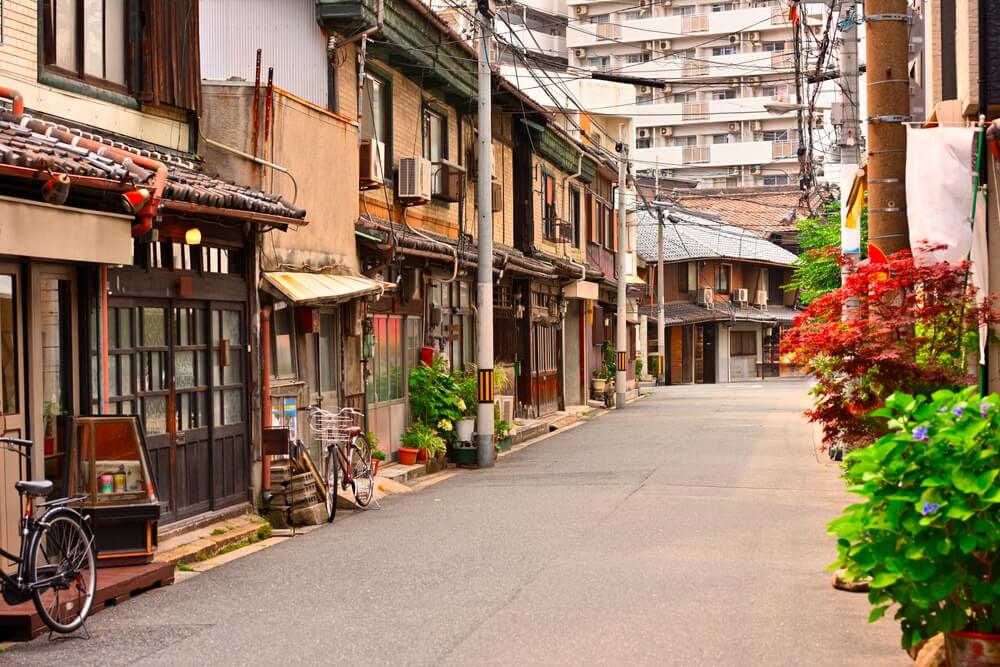 นากาซากิโจ ย่านเมืองเก่าในโอซาก้า