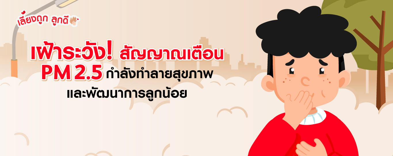 เมื่อ PM2.5 กำลังทำลายสุขภาพและพัฒนาการลูกน้อย