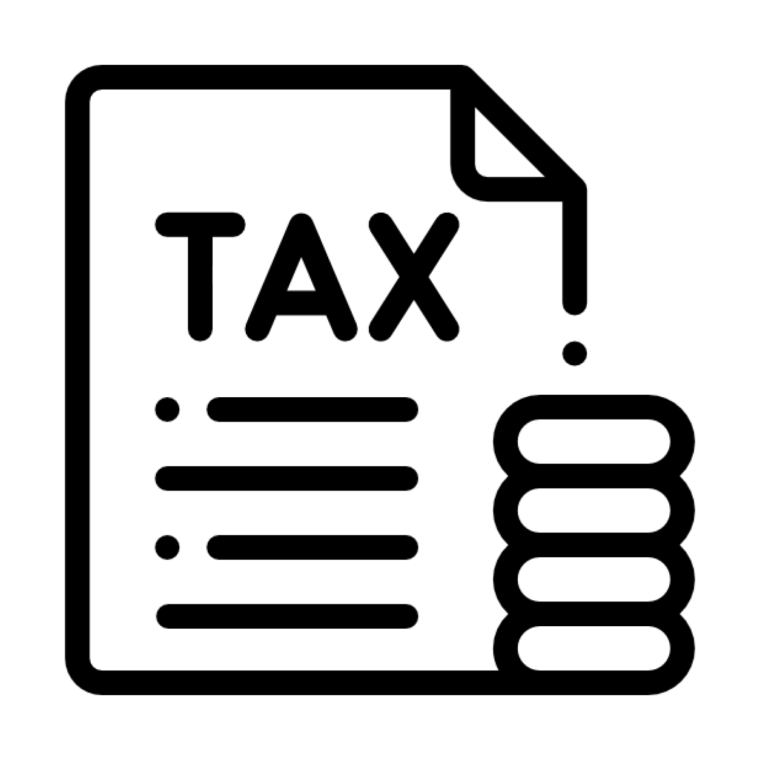Request to use tax deduction icon
